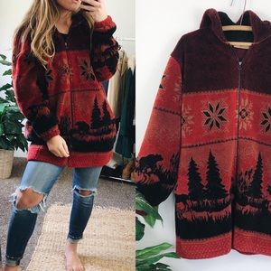 Vintage • Oversized Teddy Coat